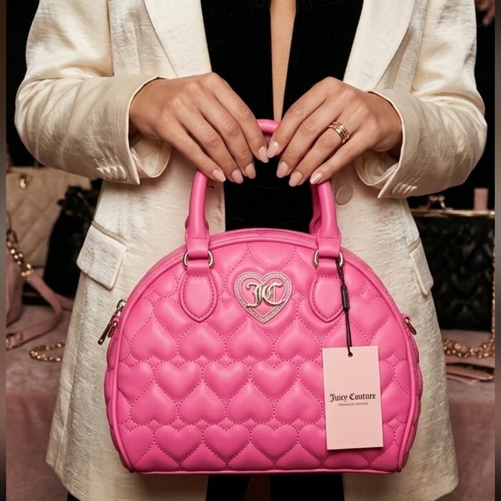 Juicy Couture Pink Heart Satchel